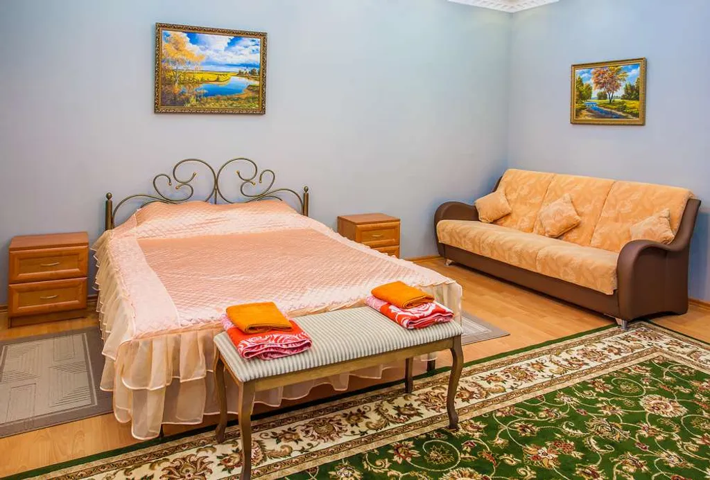 Апартаменты с двумя спальнями (в коттедже Тройка)