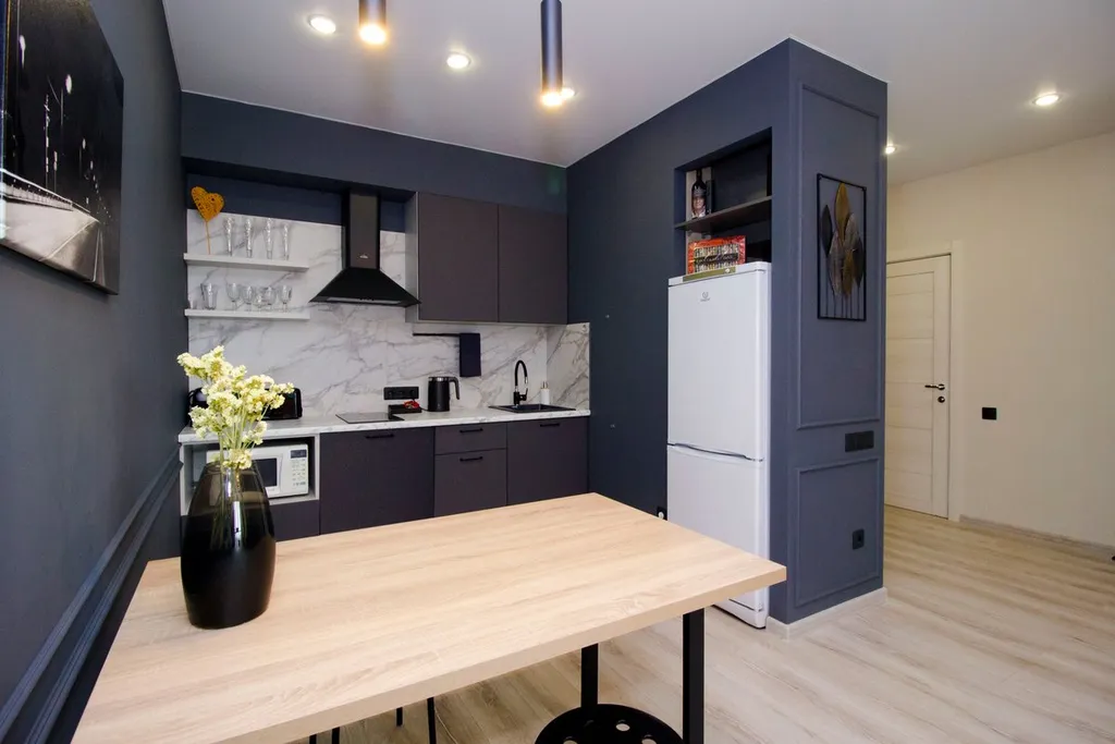 2-комнатная квартира в центре с видом на город