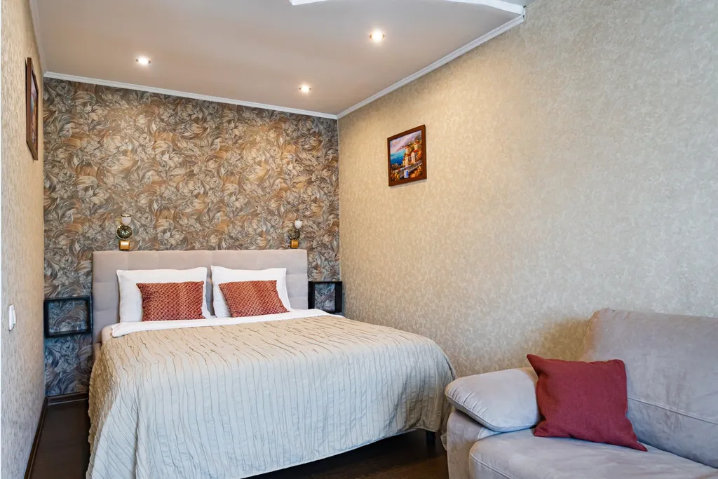 Уютная студия с балконом, кондиционером