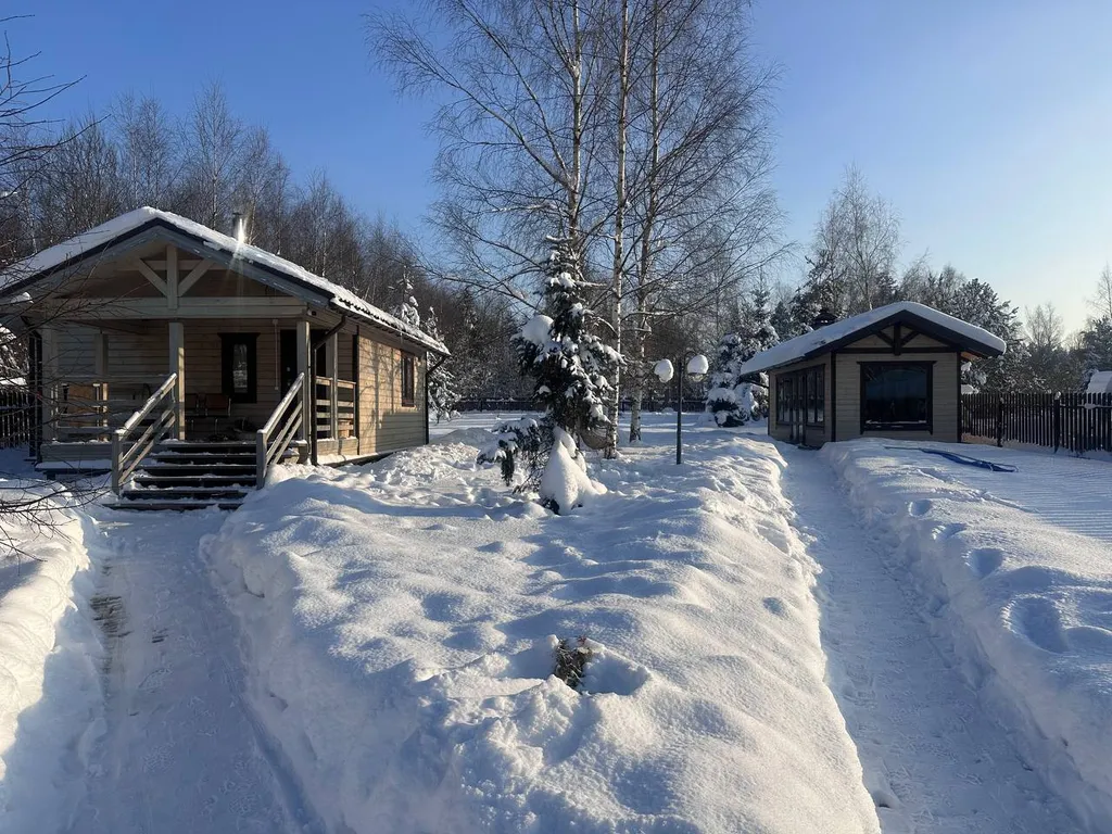 Русская усадьба с баней со швейцарским флёром