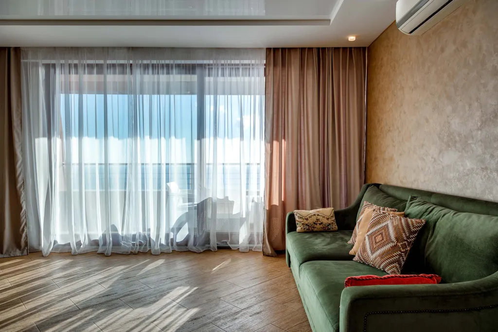 Квартира с видом на море, две спальни и гостиная