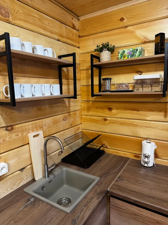 Дом Солнце в горах с баней на территории