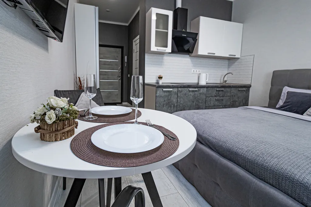 Квартира Квартира Студия для 2 гостей в ЖК Флотилия — Краснодар