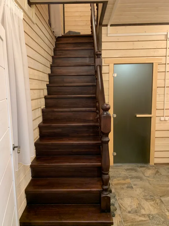 Новый уютный дом-баня с банным чаном у соснового леса