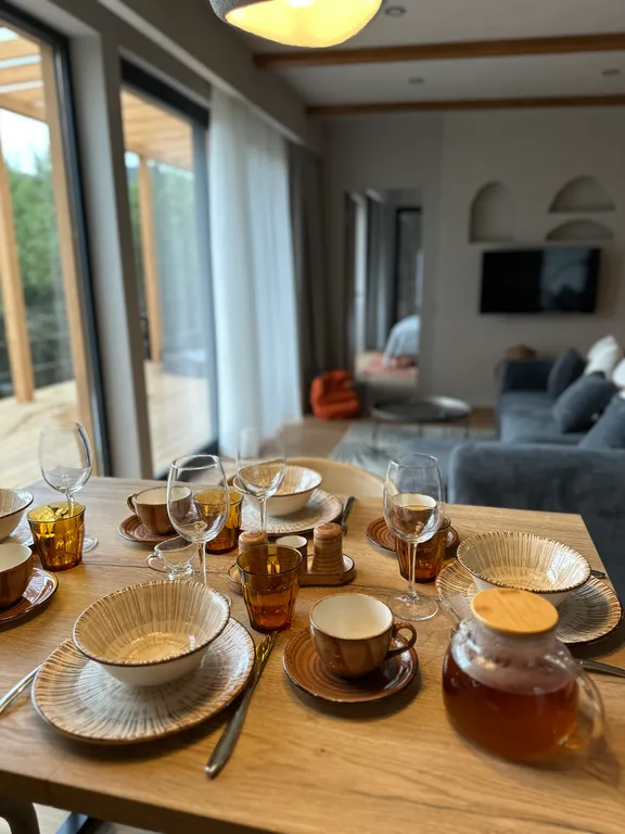 Коттедж Сосновый с джакузи на террасе