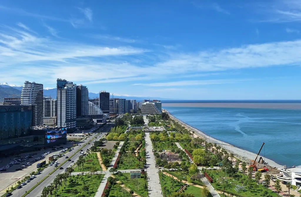 Квартира Апартаменты Beach Tower |первая линия| с панорамным видом на море — Батуми