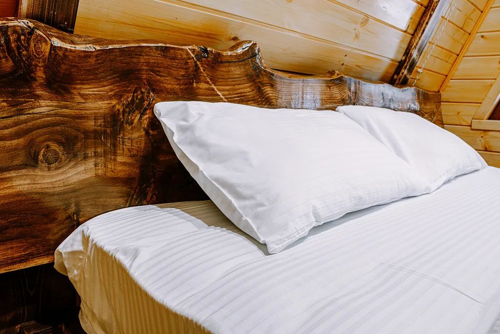 Коттедж с бассейном в лесу