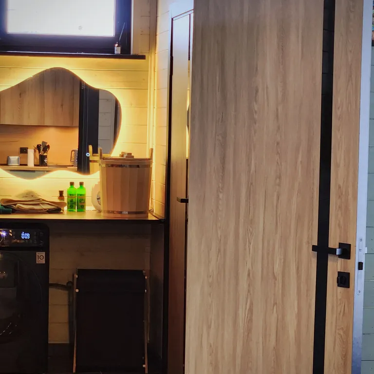 Дом с сауной на озере