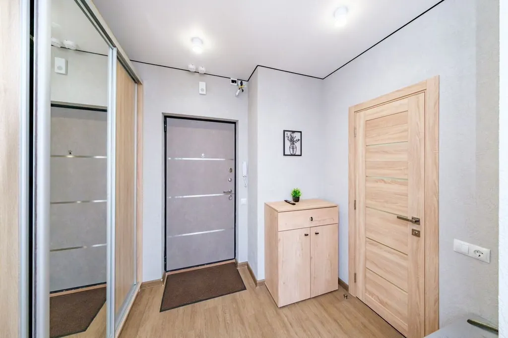 Стильная новая студия с видом на лес