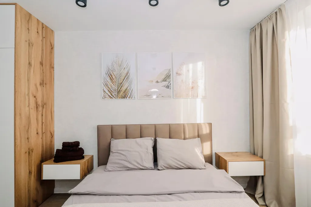 Дизaйнepcкая квартиpа пpемиум-клаccа c бaлкoном