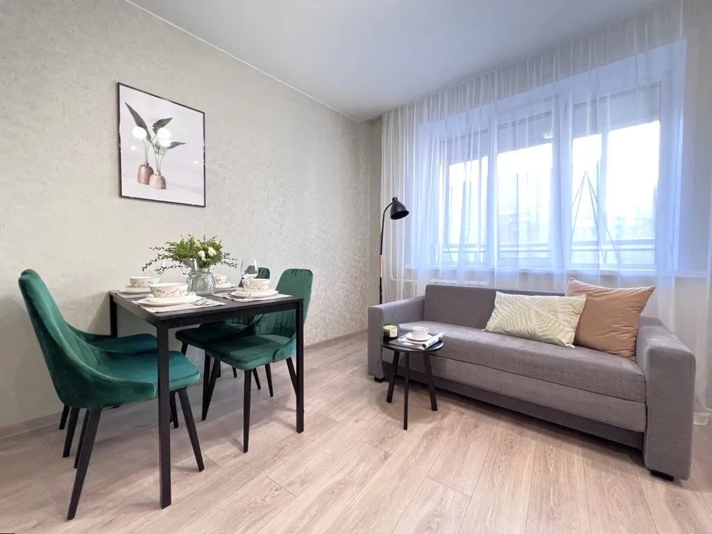 Квартира Квартира Sunny house 2шка студия с качелями на панорамной лоджии — Новосибирск