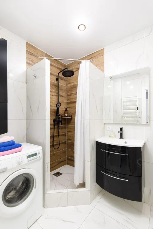 Новая однокомнатная квартира с красивым видом на ночные Люберцы