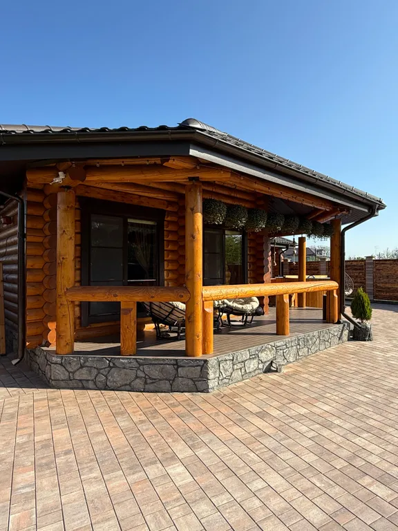 Комфортабельный дом из сруба в живописном месте