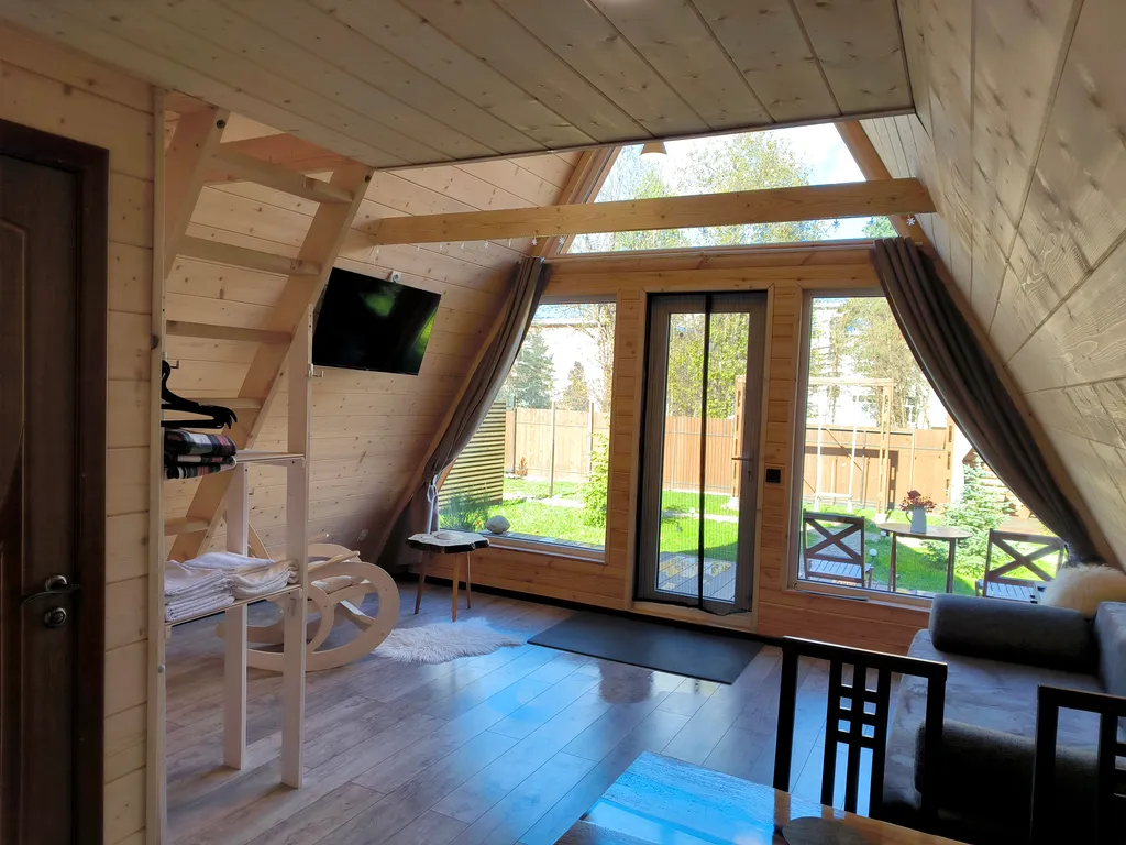 Шале в стиле Афрейм с индивидуальной территорией