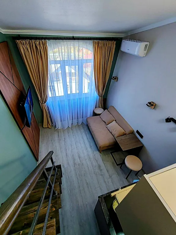 Квартира Квартира Мансардная студия с боковым видом на море — Адлер