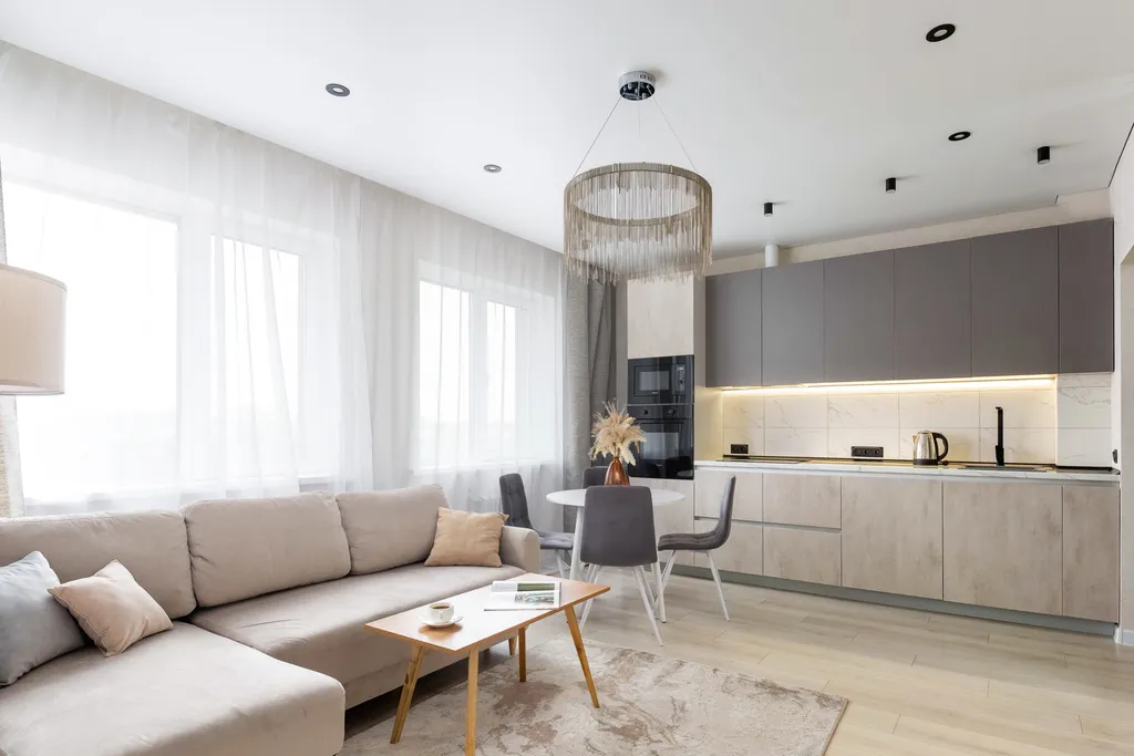 Квартира Квартира Красивая трехкомнатная около Аквапарка — Новосибирск