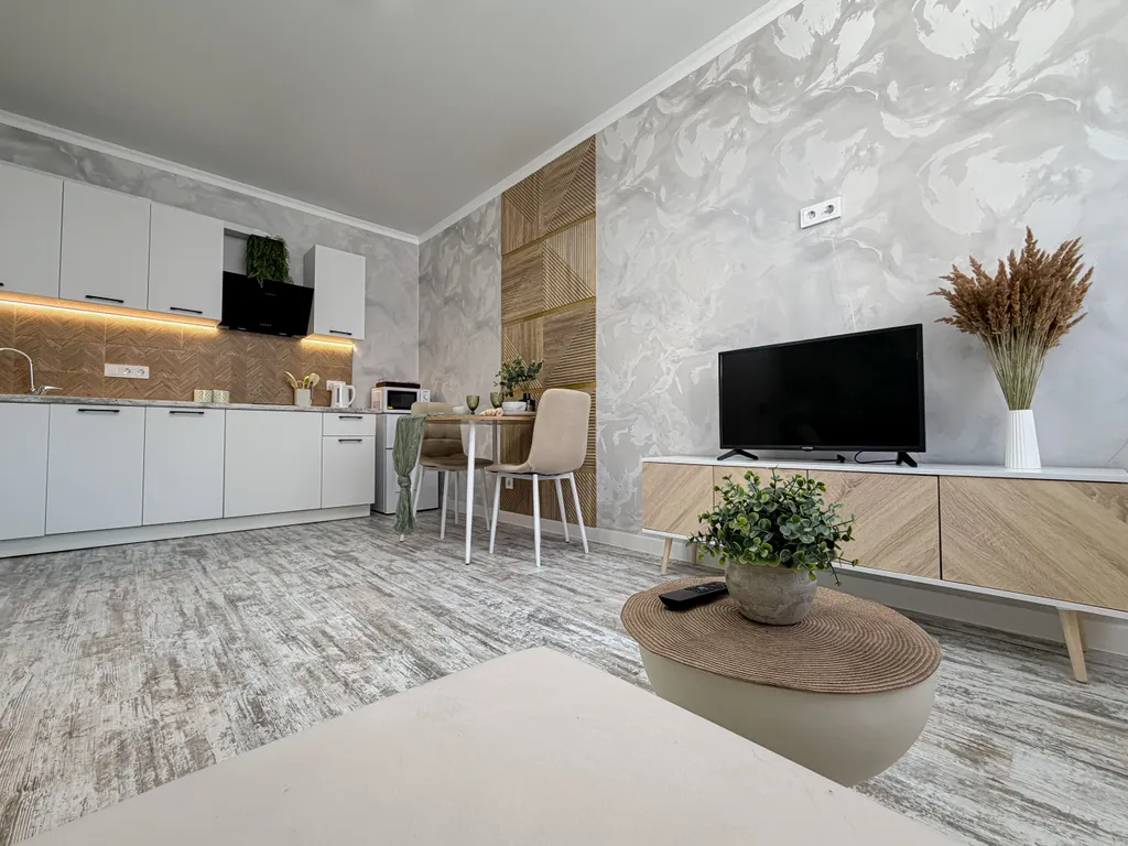 Зеленая квартира на Уральской в ЖК Дубки