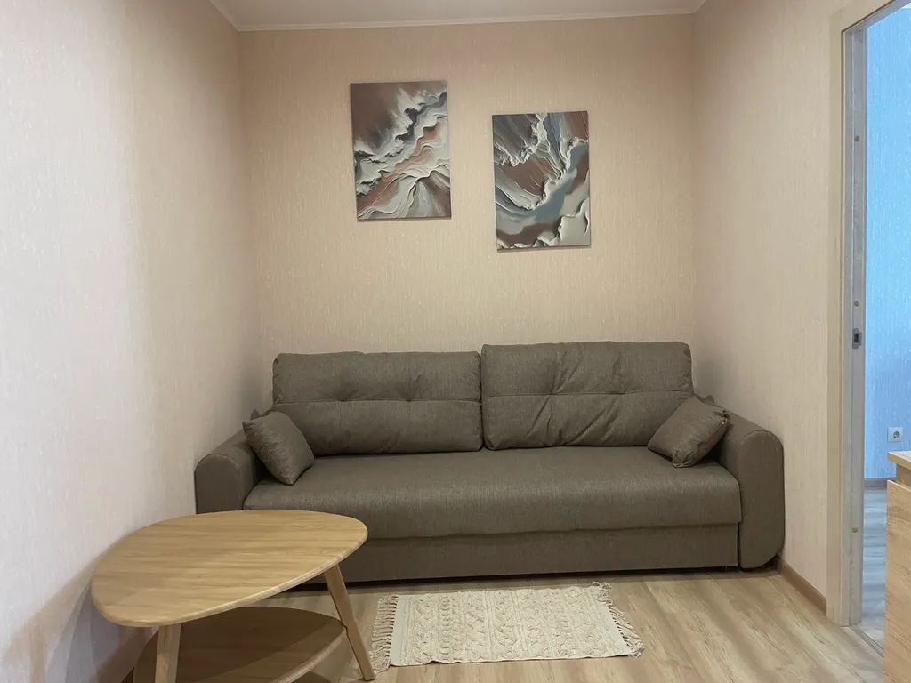 Современная видовая 1-комнатная квартира у реки в Завидово