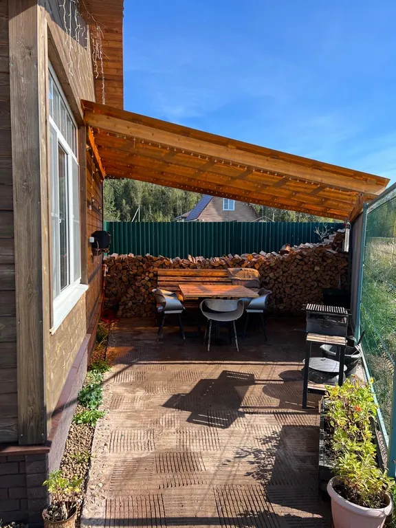 Дом с баней на берегу озера