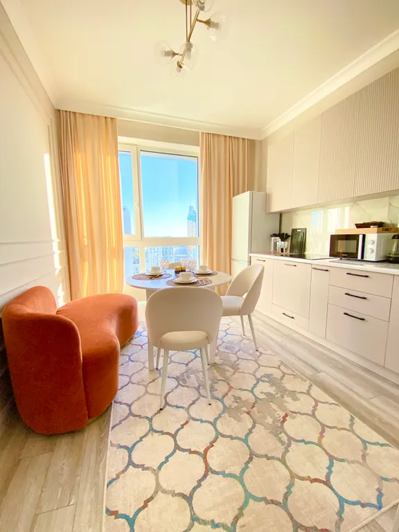 Уютная квартира с панорамным видом на центр в ЖК Атлант