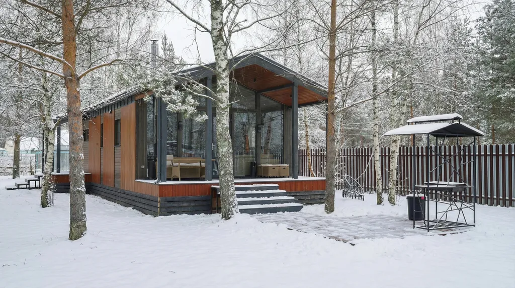 Коттедж BarnHouse с камином, кондиционером и террасой — аренда посуточно в Красный Огорок