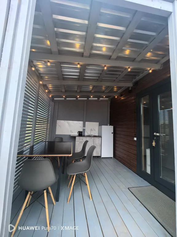 Уютные домики на берегу Азовского моря