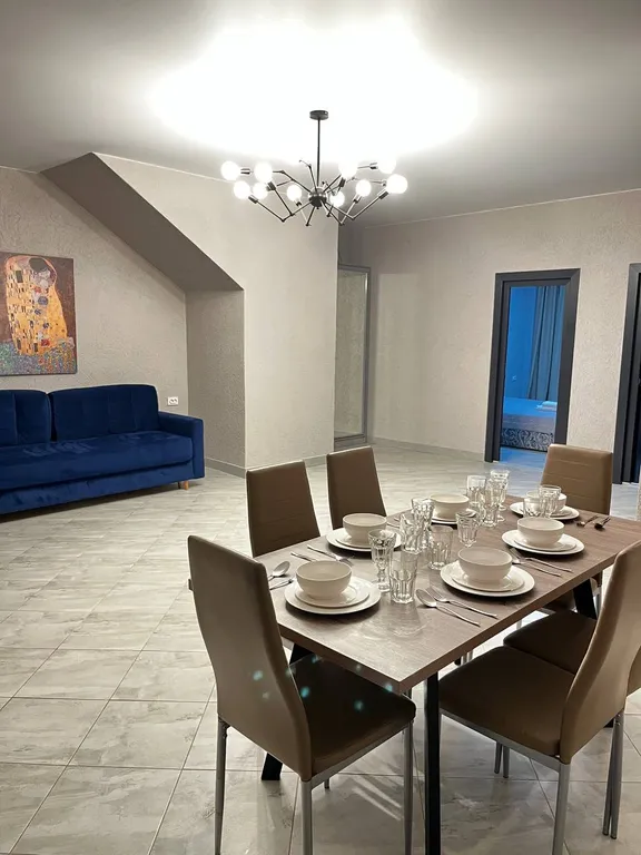 3-комнатные апартаменты с кухней на черном море