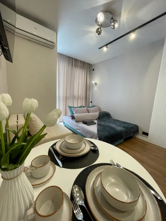 Квартира Квартира Студия с видом на море в одном из самых красивых ЖК Сочи парк — Сочи