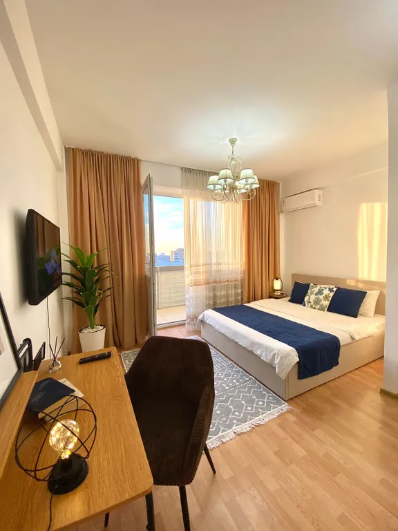 Уютная квартира с красивым видом на город — аренда посуточно в Алматы