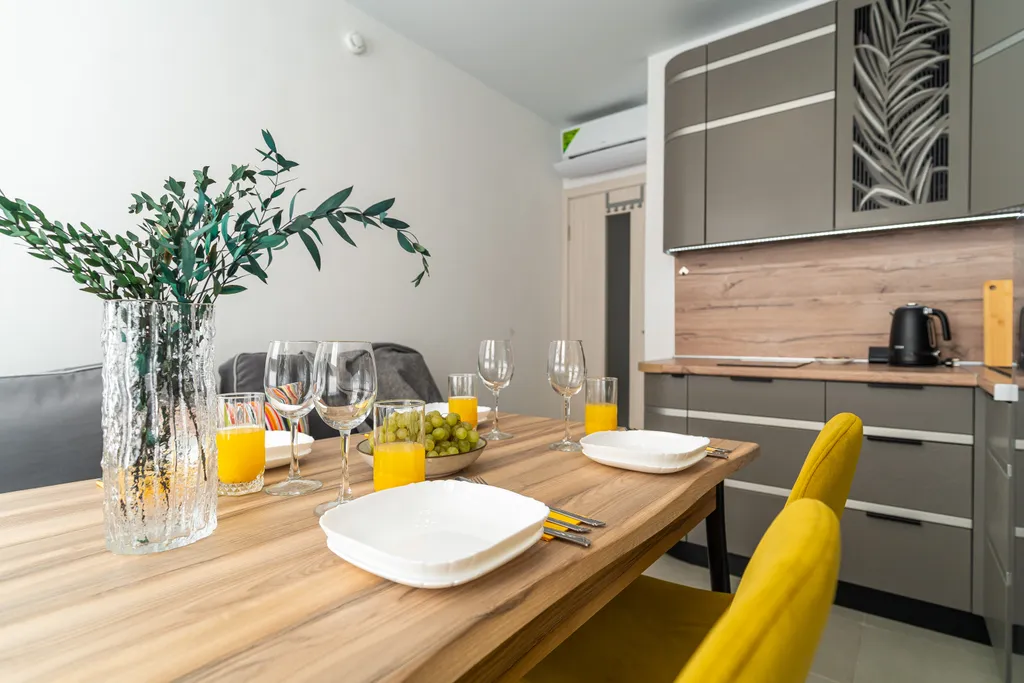 Стильная и уютная однокомнатная квартира с современным ремонтом в Новороссийске