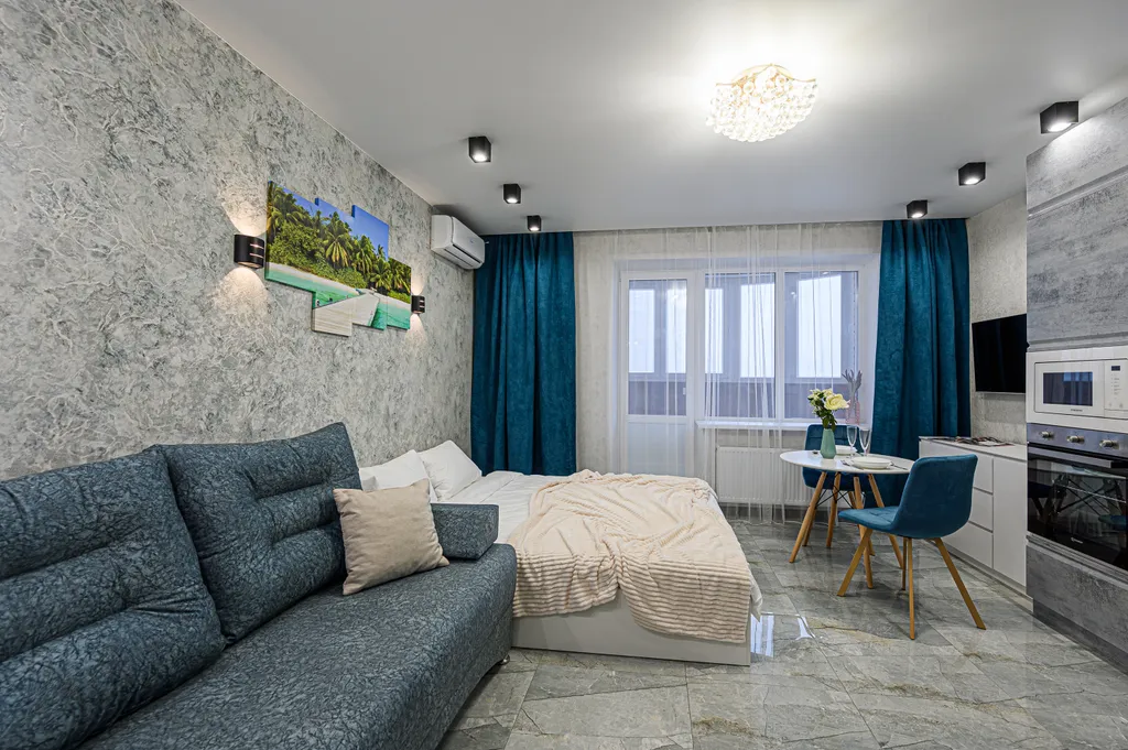 Квартира Квартира "Степаненков" Просторная студия для 4 гостей — Новосибирск