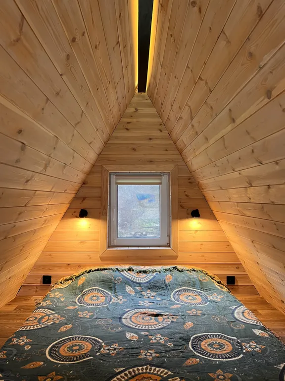 А-фрейм 6/6 с видом на горы и лес