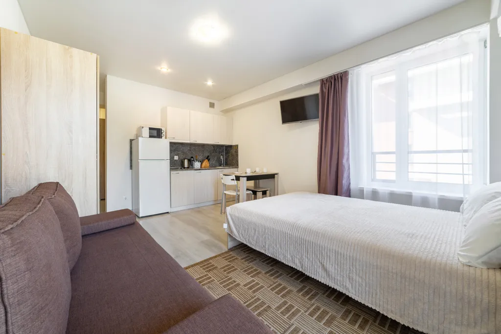 Апартамент с видом на море и горы