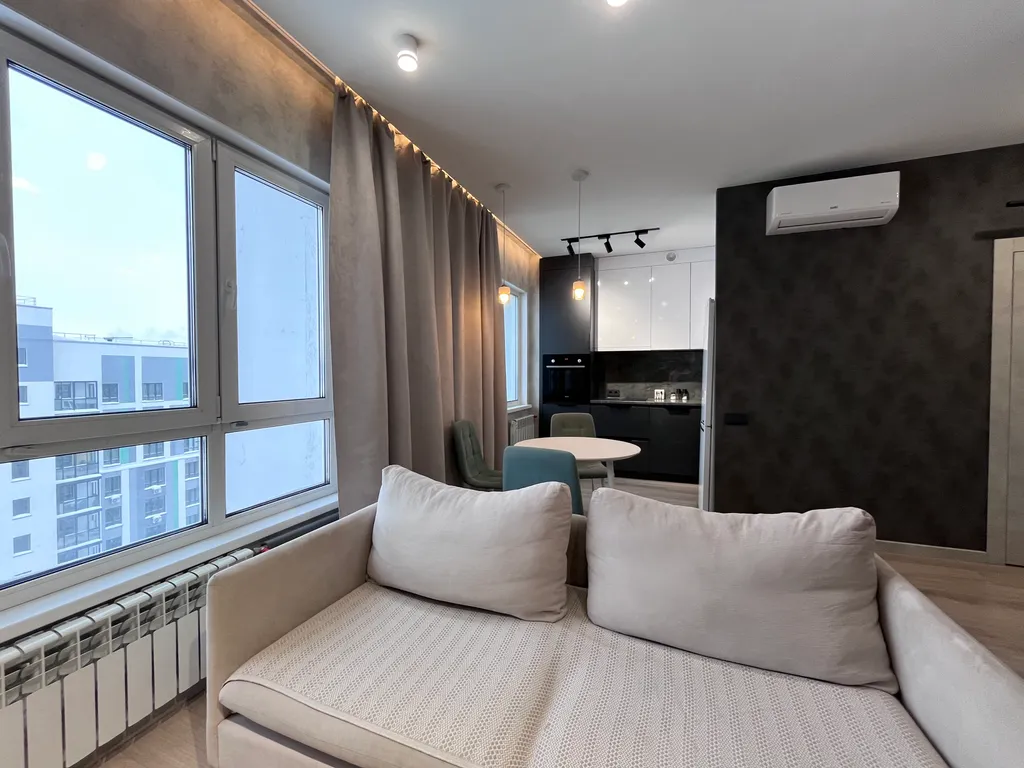 1-комнатные апартаменты УНИК АПАРТ на Терешковой с видом на город