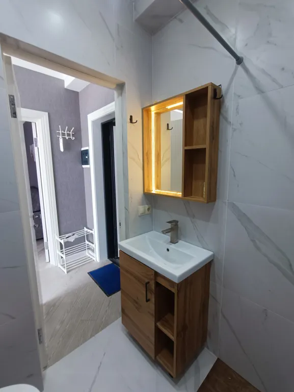 1к. Кв. 38 кв. 7 мин до пляжа. Для 4-5 гостей