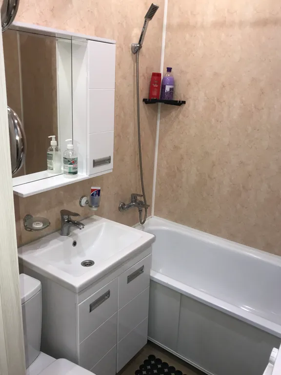 Квартира-студия с панорамным балконом