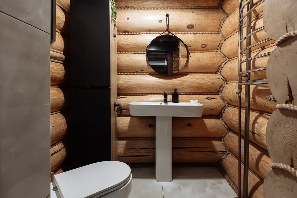 Шикарный дом из сруба с баней и бассейном