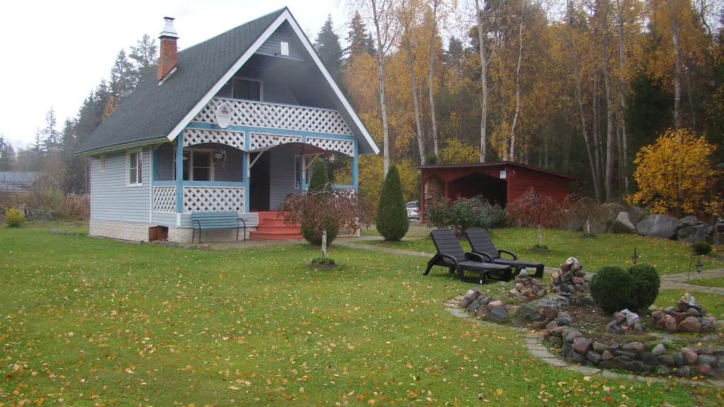 Коттедж Дом на берегу речки — Приозерск