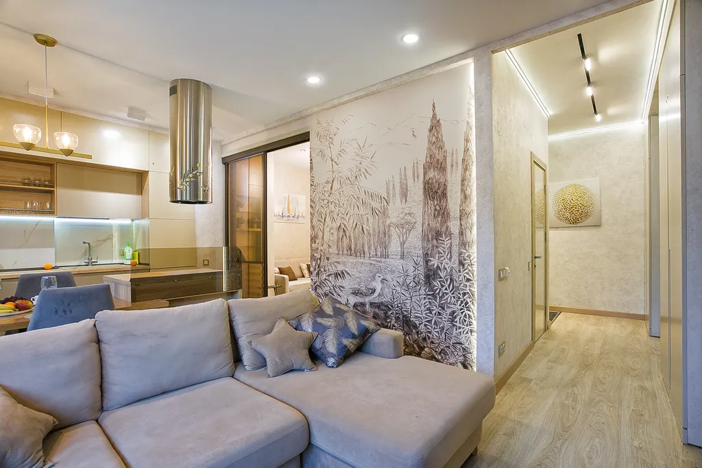 Апартамент с отдельной спальней и с детской спальней, большой террасой