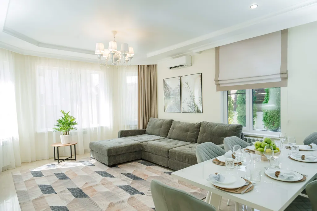 Вилла с бассейном и панорамной баней