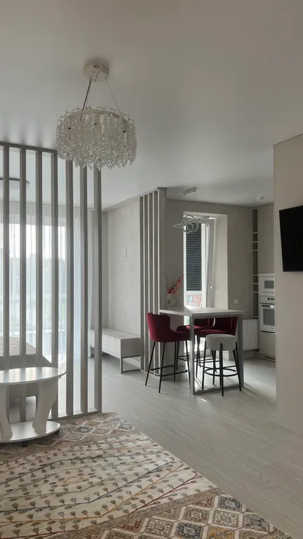 Квартира-студия с дизайнерским ремонтом