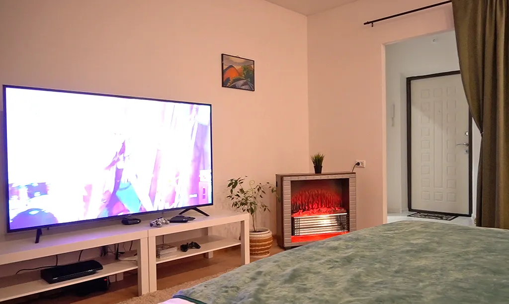 Элитная квартира с огромной плазмой и Sony PlayStation