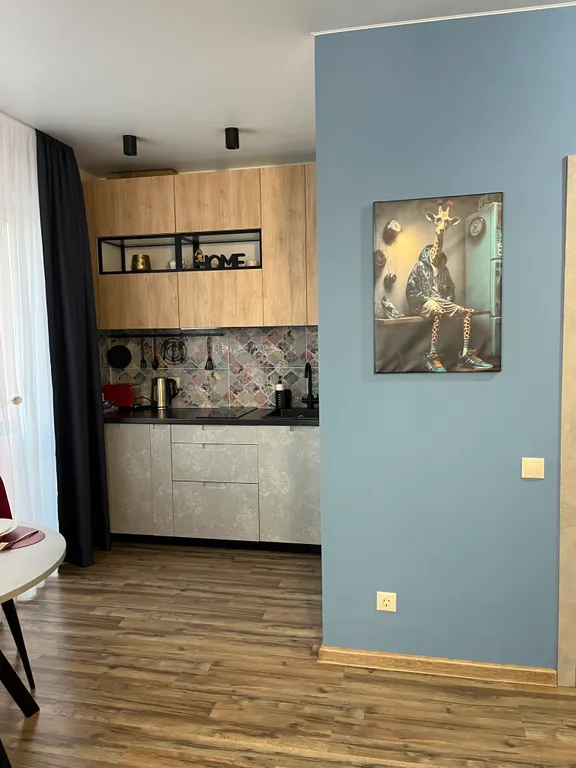 Яркий лофт центр, панорамный вид