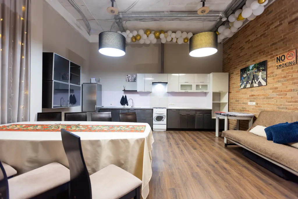 Целый этаж в доме в стиле Битлз