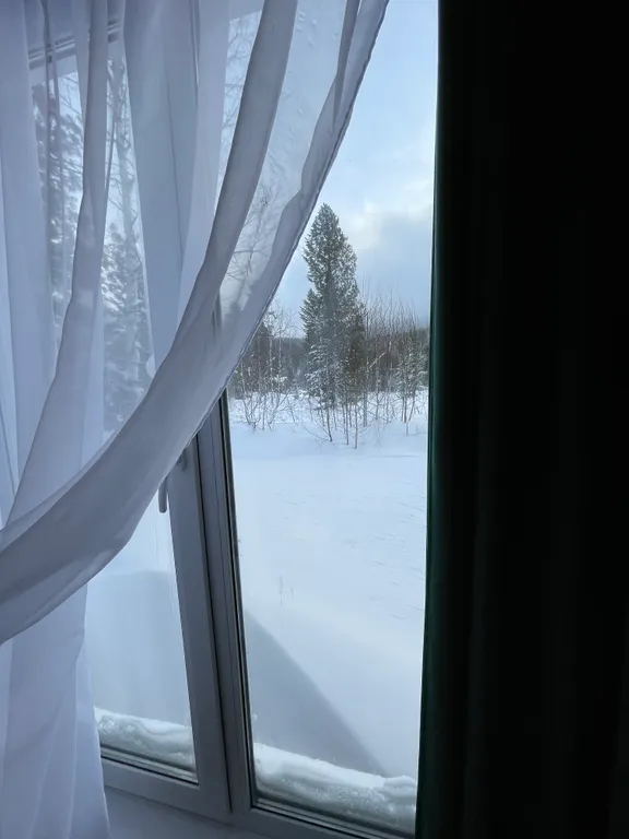 Комфортабельный дом из бревна с 2мя спальнями