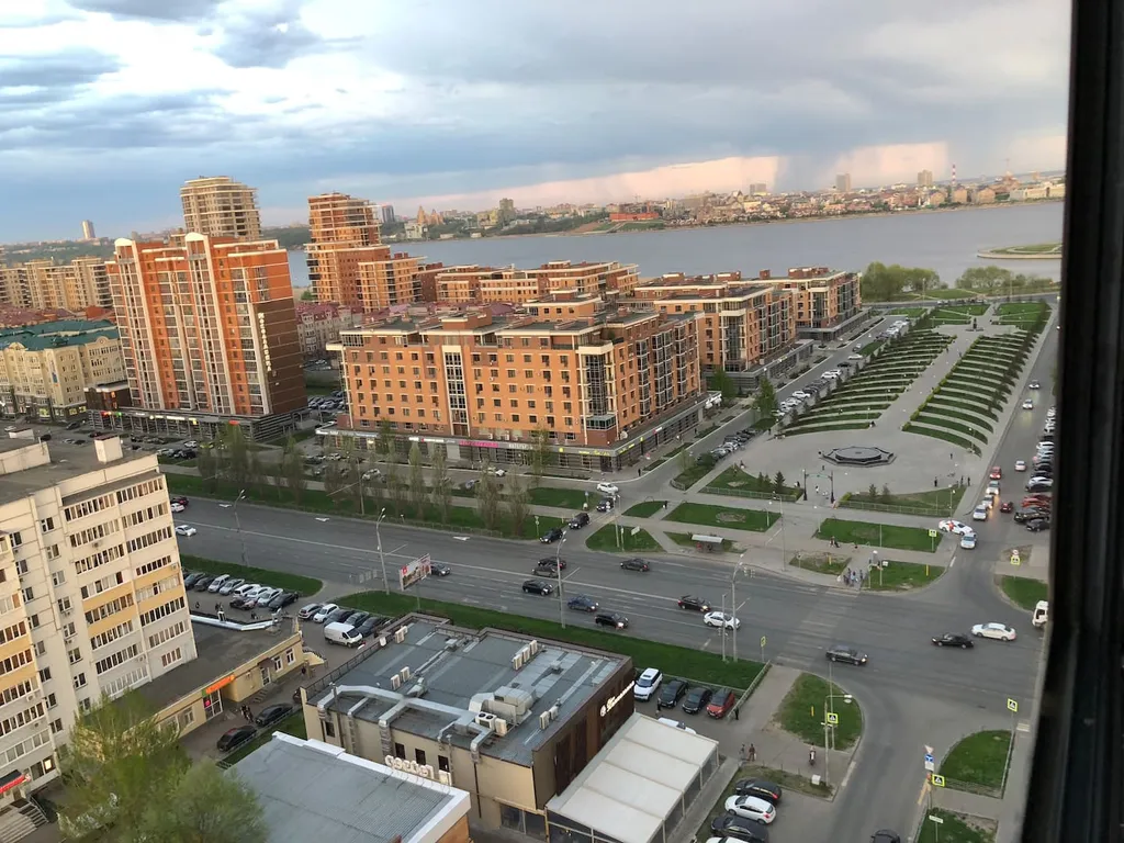 Дизайнерская студия с панорамным балконом