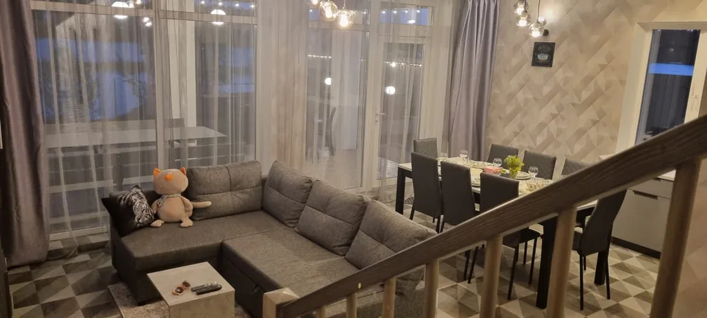 Дом Мечта на берегу на озере с собственным пляжем и сауной в доме