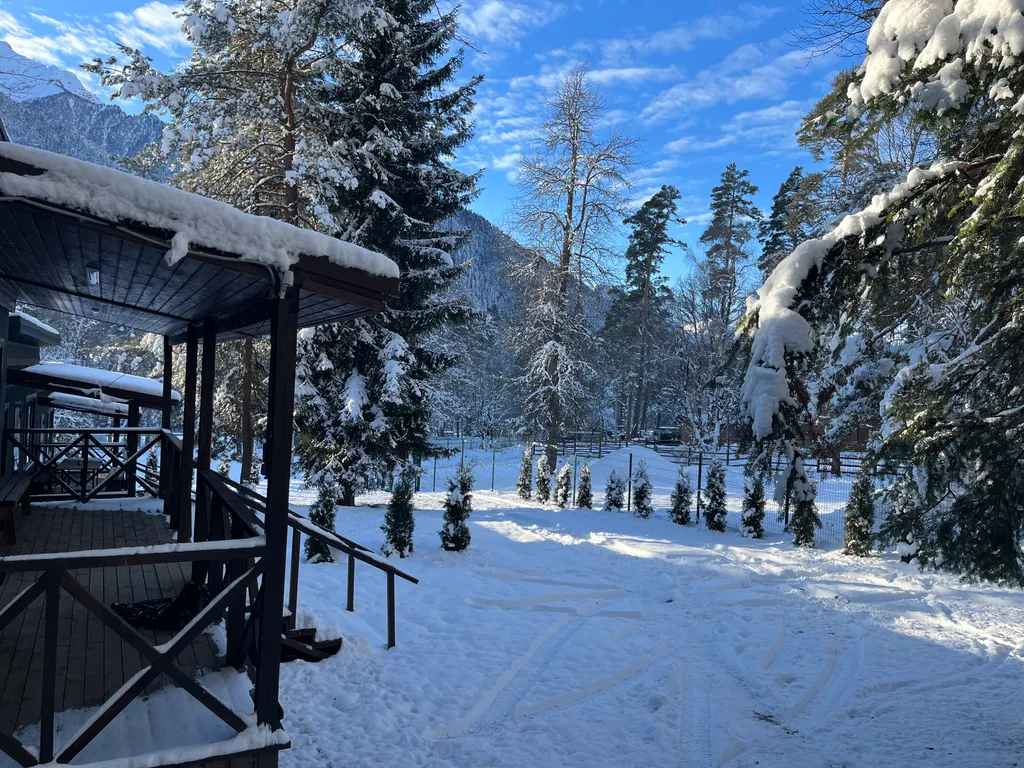 Коттедж 2-комнатный Дом — Архыз