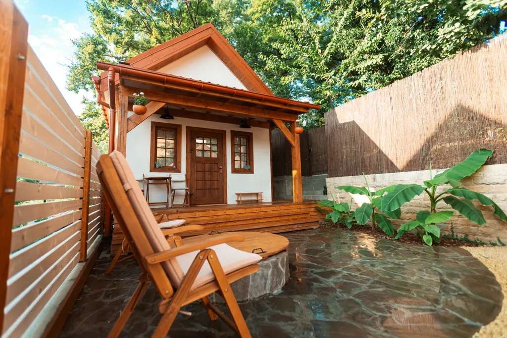 Домик с баней