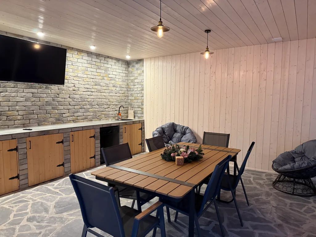 Загородный дом с баней, чаном и беседкой Kislorod O2